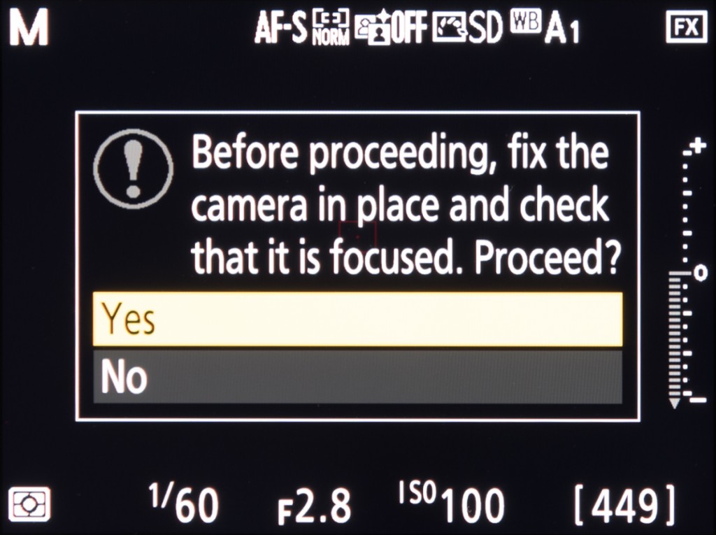 Nikon D5 Auto AF Fine Tune